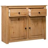 Sideboard 93x40x80 Cm Solid Pinewood