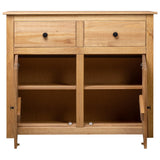 Sideboard 93x40x80 Cm Solid Pinewood