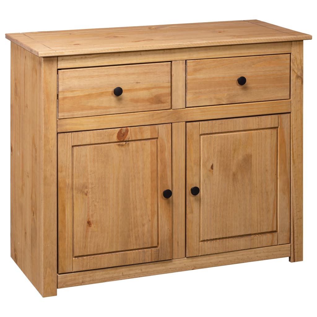 Sideboard 93x40x80 Cm Solid Pinewood