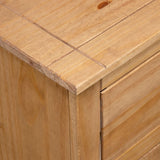 Sideboard 93x40x80 Cm Solid Pinewood