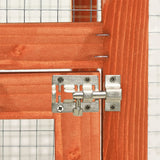 Rabbit Hutch 140x63x120 Cm Solid Firwood