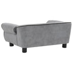 Dog Sofa Grey 72x45x30 Cm Plush