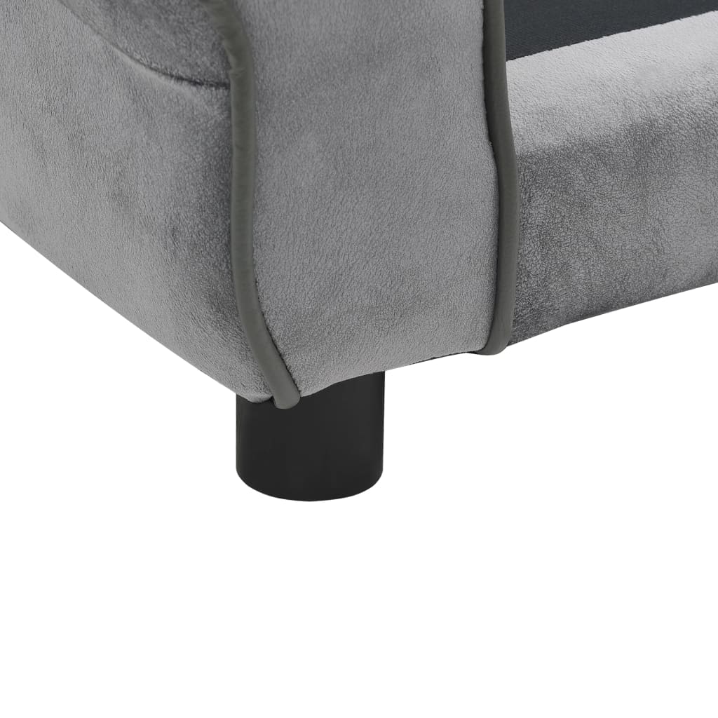 Dog Sofa Grey 72x45x30 Cm Plush