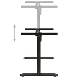 Electric Motorised Standing Desk Frame Height Adjustable Black