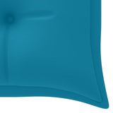 Garden Bench Cushion Light Blue 180x50x7 Cm Fabric