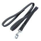 Paws & Claws Leather Look Padded Dog Lead with Stich Detail - 120x2cm