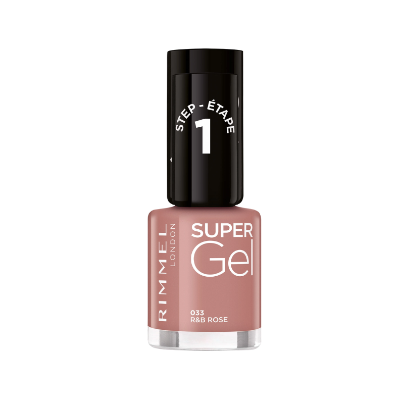 2 Pack x Rimmel 12ml Super Gel Nail Polish Step 1