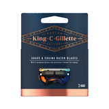 King C Gillette Razor Blades - 3 Pack