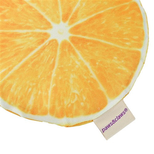 Paws & Claws Canvas Fruit Squeaker Toy