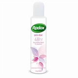 Radox 48Hr Antiperspirant Deodorant Body Spray - Pure Clear 150g