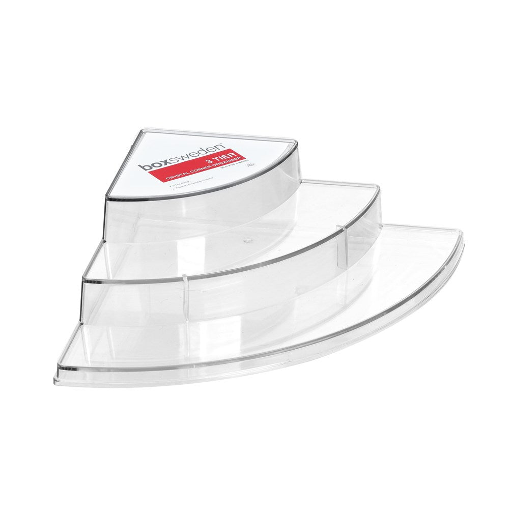 Boxsweden Crystal 3-Tier Corner Organiser