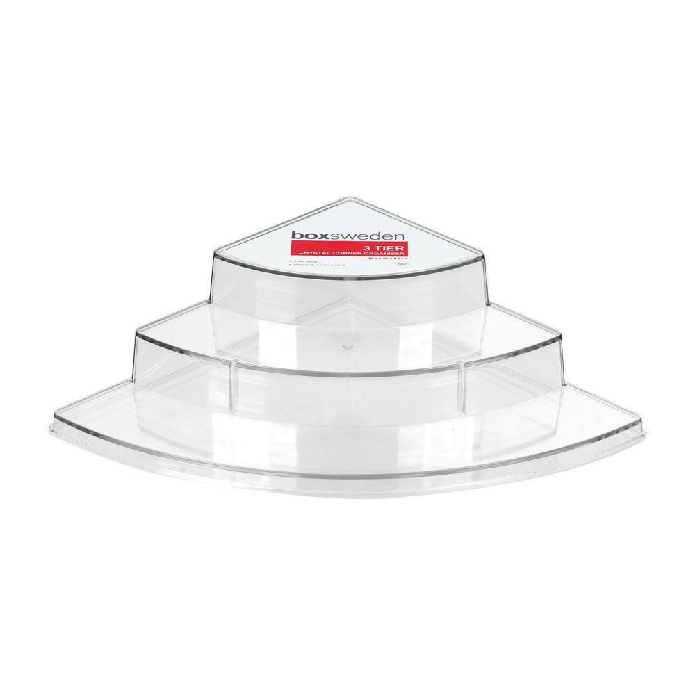 Boxsweden Crystal 3-Tier Corner Organiser