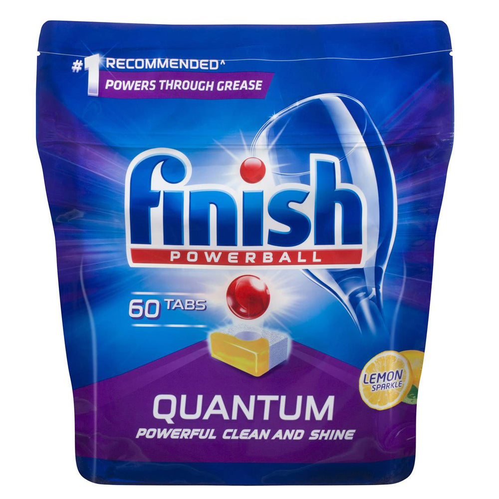 2 x Finish Powerball Quantum Dishwasher Tablets Lemon 60 pack