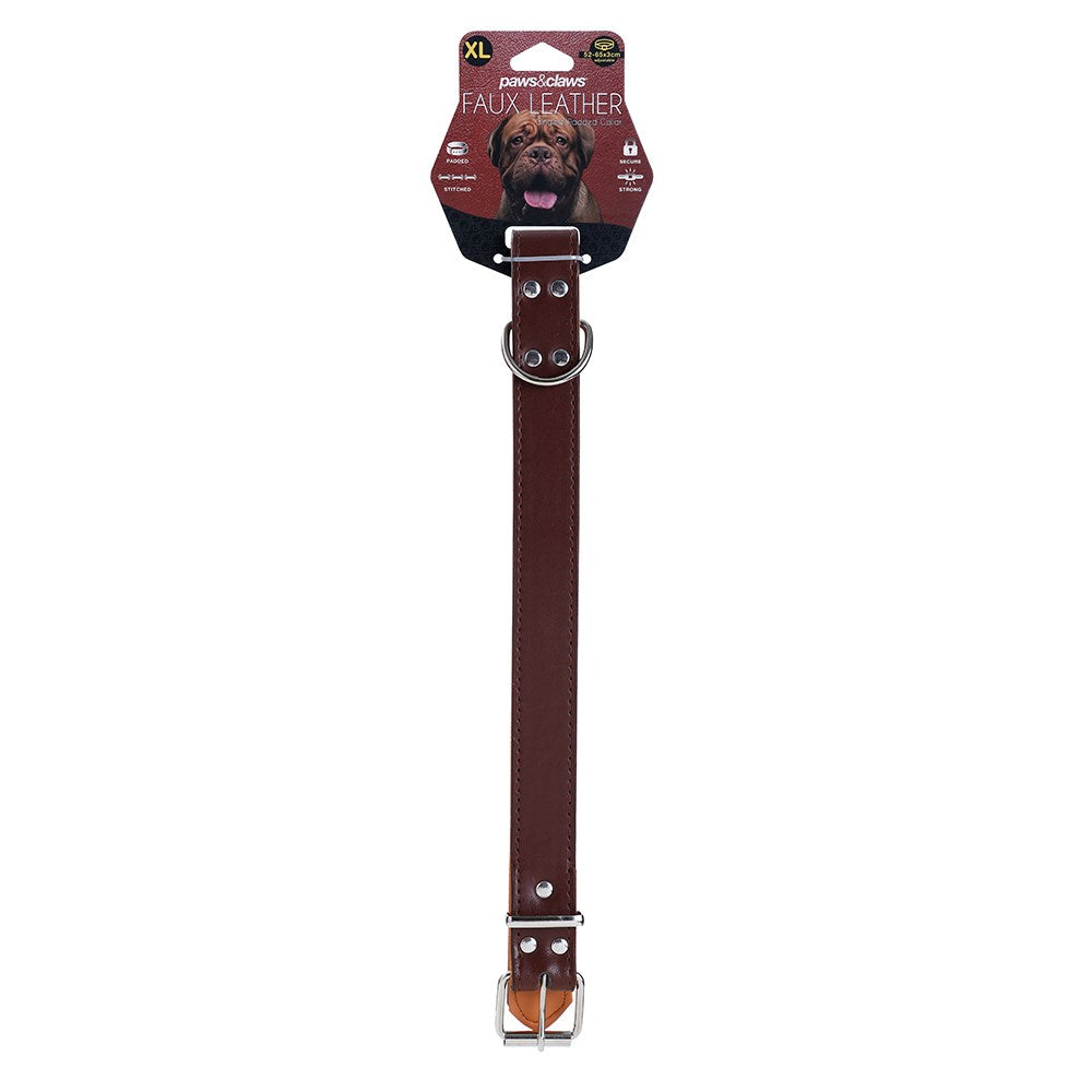 Paws & Claws Original Padded Dog Collar - X-Large