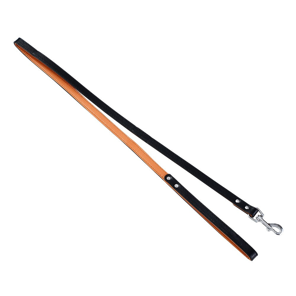 Paws & Claws Faux Leather Original Padded Dog Lead - 120x1.5cm