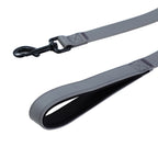 Paws & Claws Waterproof TPU Resistant Premium Dog Lead - Grey - 120 x 2.5cm