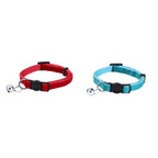 Paws & Claws Velvet Adjustable Breakaway Cat Collar with Bell - 20-30x1cm