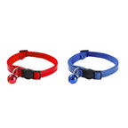 Paws & Claws PU Coated Adjustable Breakaway Cat Collar with Bell - 20-30x1cm