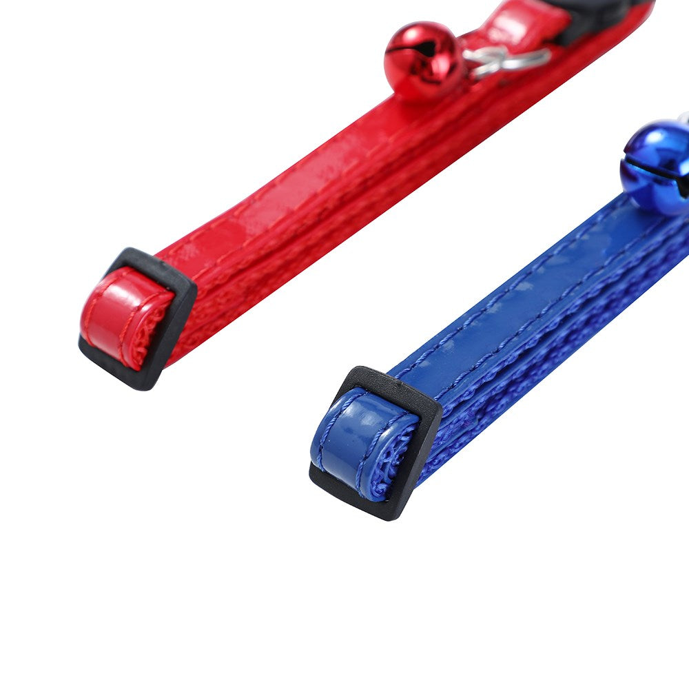 Paws & Claws PU Coated Adjustable Breakaway Cat Collar with Bell - 20-30x1cm