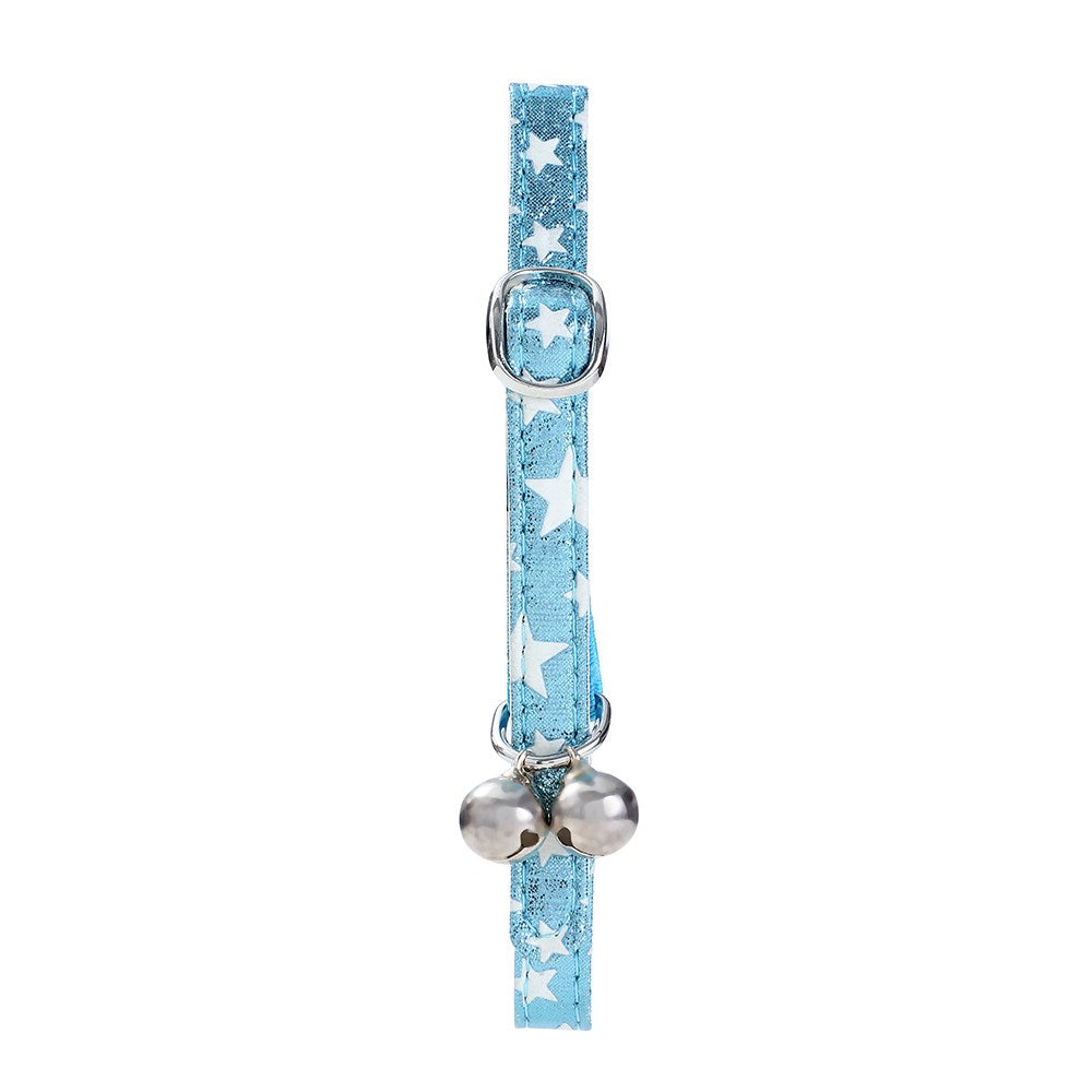 Paws & Claws Metallic Adjustable Breakaway Cat Collar with Bell - 35x1cm