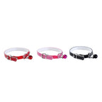 Paws & Claws Diamonte Adjustable Breakaway Cat Collar with Bell - 22-30x1cm