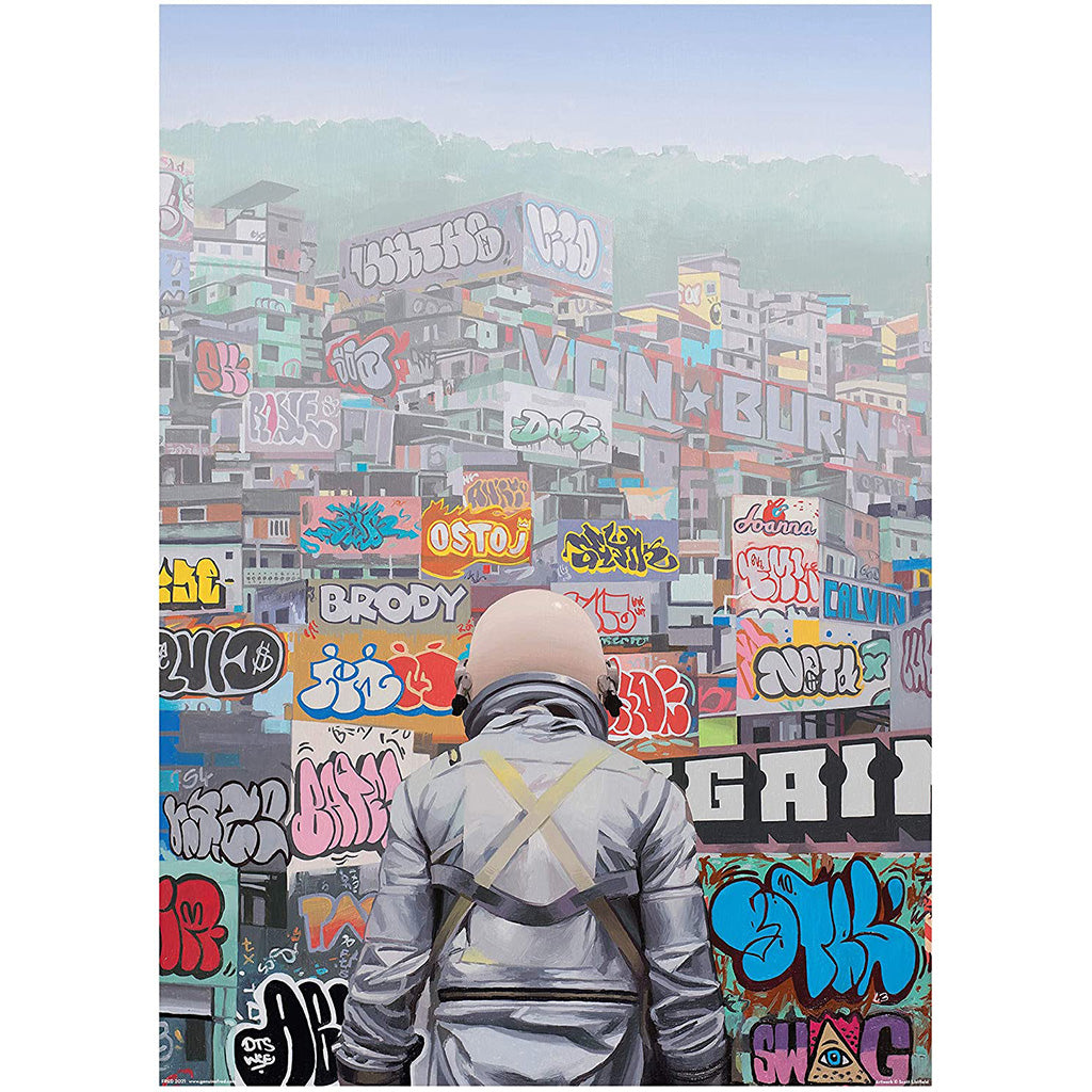 1000 Piece Jigsaw Puzzle - Graffiti City by Scott Listfield