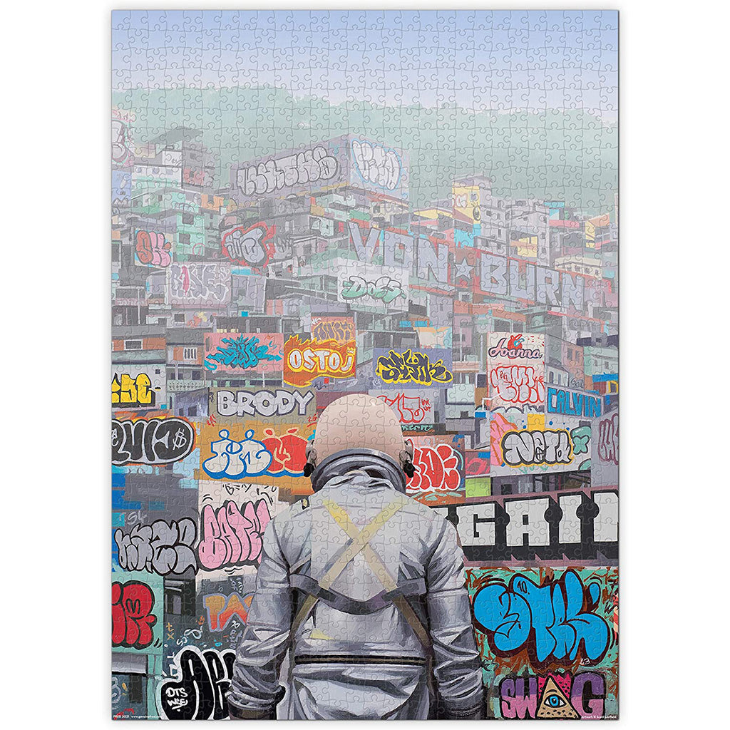 1000 Piece Jigsaw Puzzle - Graffiti City by Scott Listfield