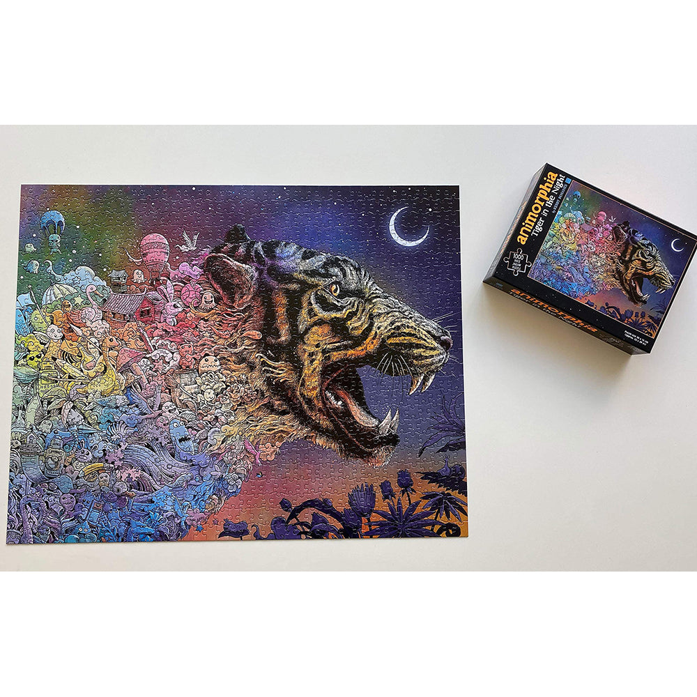 Animorphia: Tiger in the Night 1000 Piece Jigsaw Puzzle