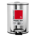 Boxsweden Silver Pedal Bins