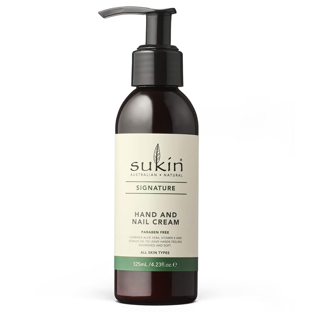 Sukin Hand & Nail Cream Pump - 125mL