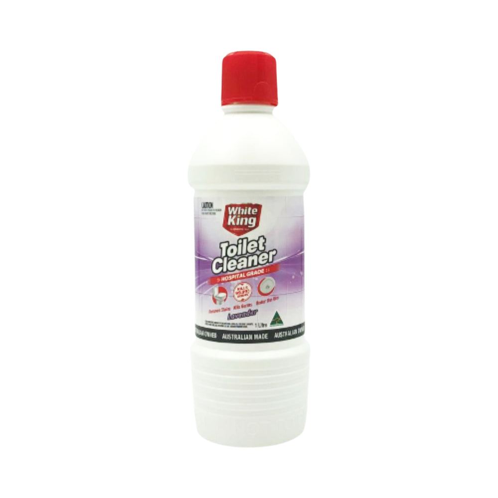 2 Pack x White King Toilet Cleaner Lavender - 1L