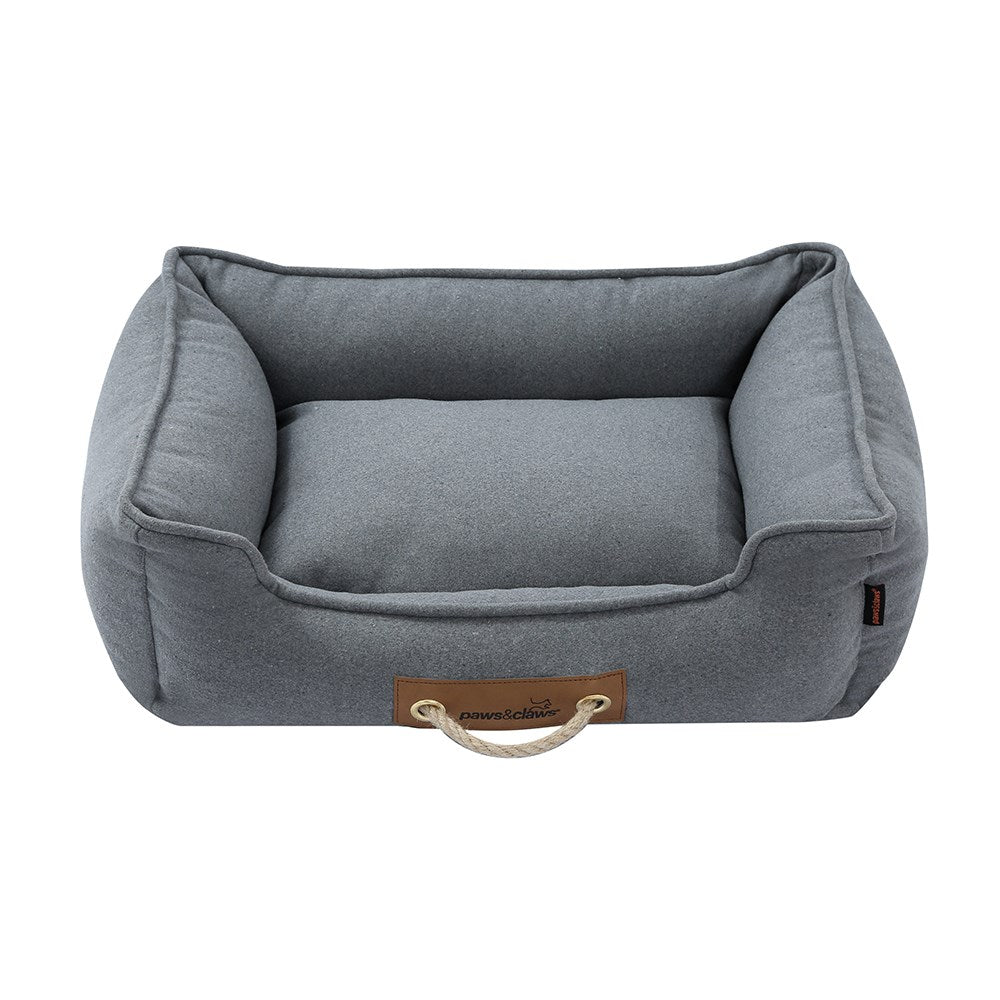 Paws & Claws 60x50x18 Lighthouse Walled Bed Medium - Grey