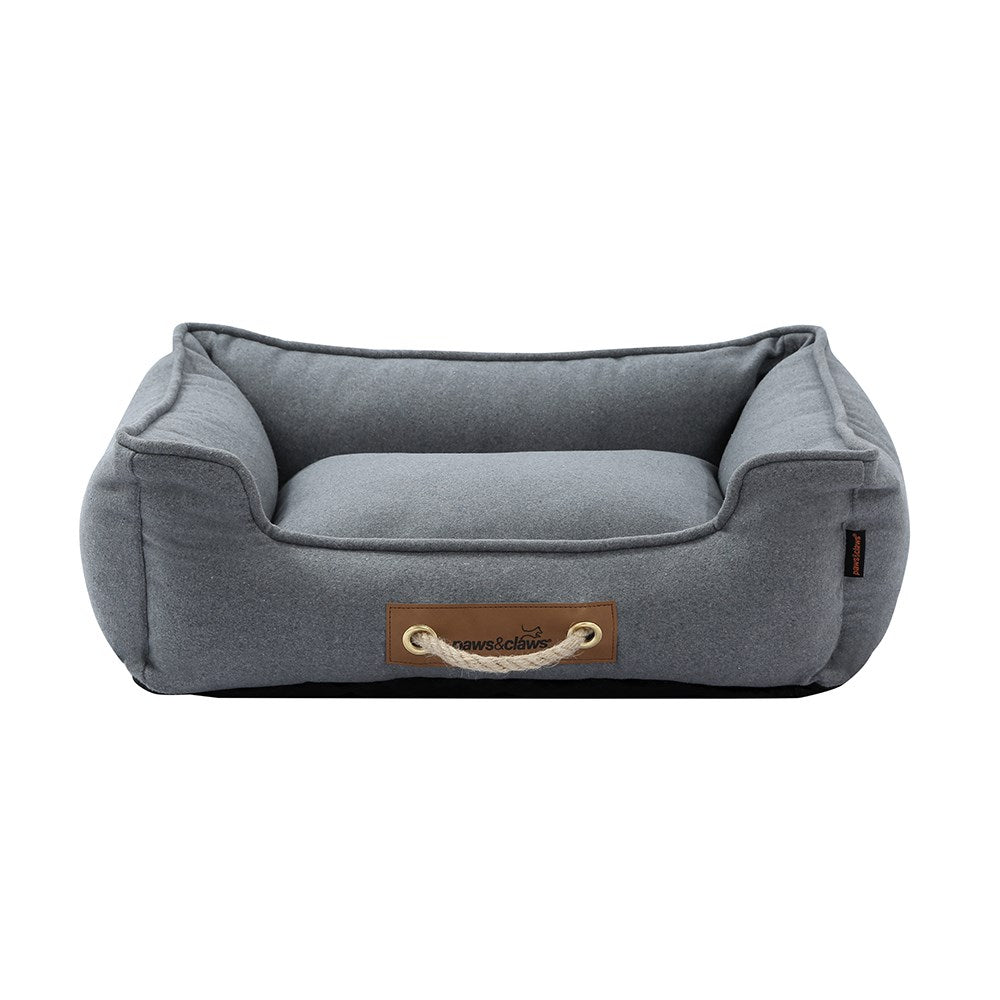 Paws & Claws 60x50x18 Lighthouse Walled Bed Medium - Grey