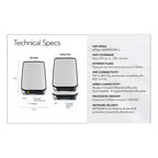Netgear Orbi AX6000 Whole Home Mesh WiFi6 System - 3-Pack(RB853)