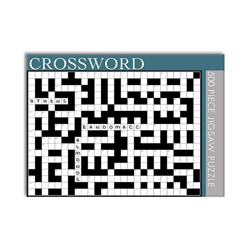 500 Piece Crossword Jigsaw Puzzle by Gifted Stationery