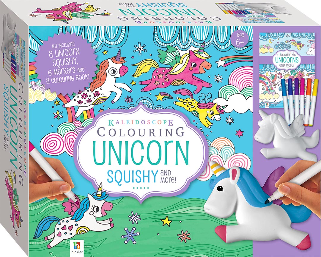 Kaleidoscope Colouring: Unicorn Squishy Kit