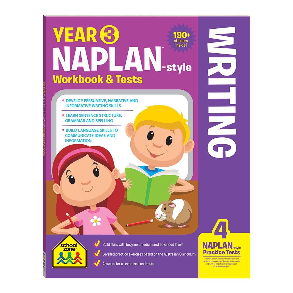 Year 3 NAPLAN - Style Writing Workbook & Tests