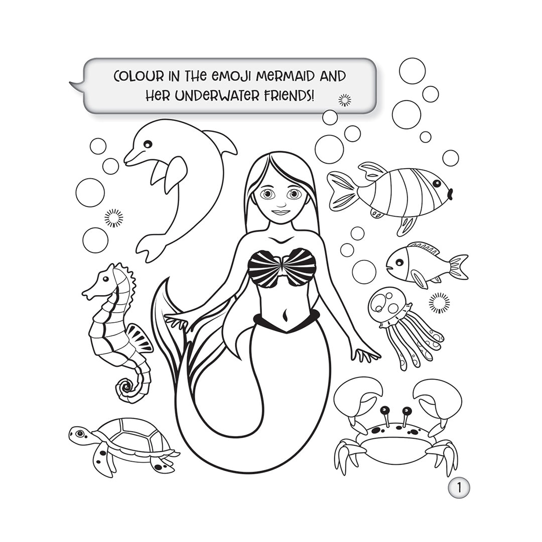 Emoji Drawing, Colouring and Activity Book