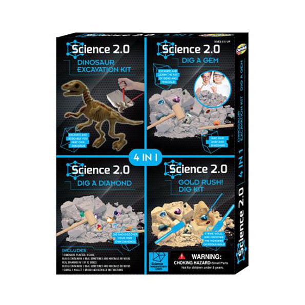 Science 2.0: 4-In-1 Dig Kit