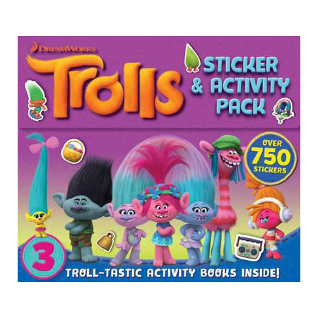 Dreamworks Trolls Sticker & Activity Pack
