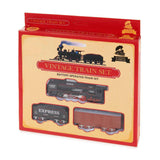 Battery Operated Vintage Train Set - 12 Pieces