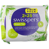 Swisspers Green Tea Facial Wipes (2 X 25 PK)