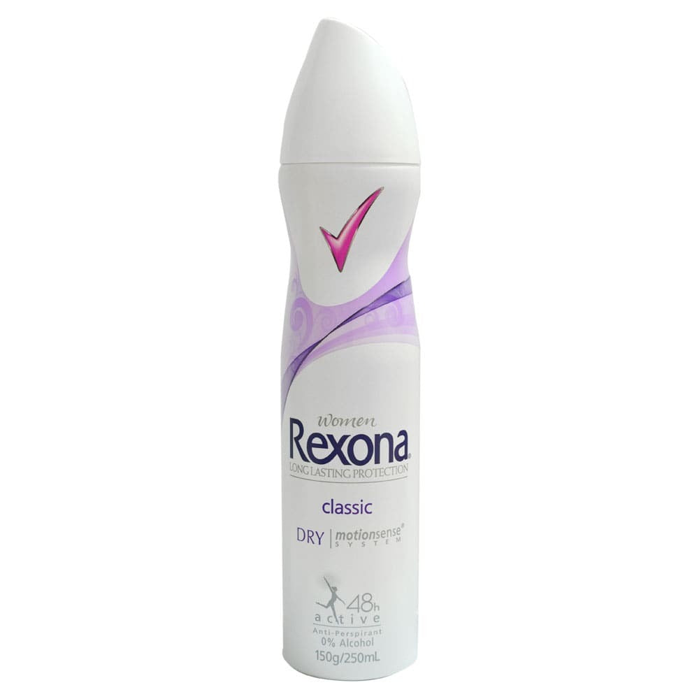 6 Pack x Rexona Women Anti-Perspirant Deodorant Classic Dry 150g