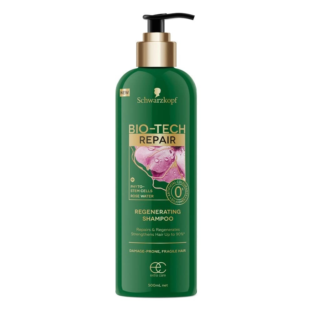Schwarzkopf Bio-Tech Shampoo Repair + Phyto-Stem Cells Rose Water - 500ml