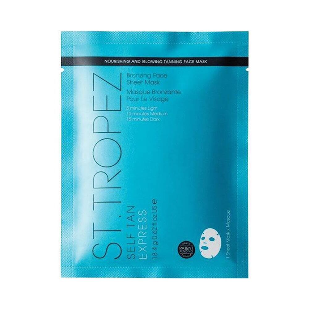 2 Pack x St. Tropez Bronzing Face Sheet Mask Self Tan Express Mask