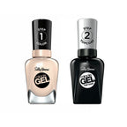 Sally Hansen Miracle Gel Nail Polish 201 Birthday Suit + Top Coat - 14.7ml
