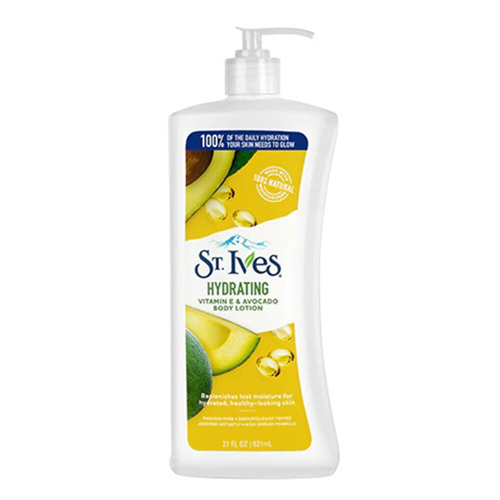 St. Ives Body Lotion Hydrating Vitamin E & Avocado 621ml
