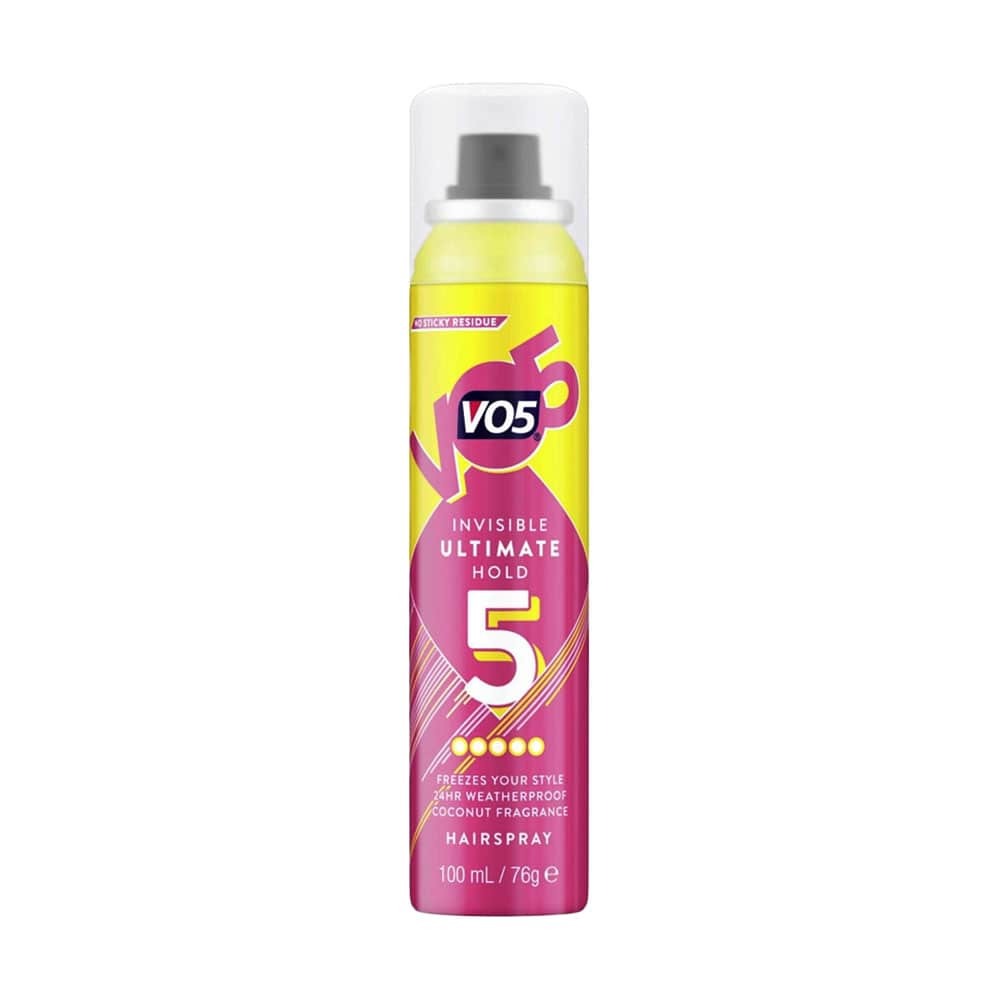 2 Pack x Vo5 Hairspray Invisible Ultimate Hold Coconut Fragrance 76g/100ml