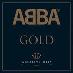 Crosley Record Storage Crate &  ABBA Gold - Double Vinyl Album Bundle