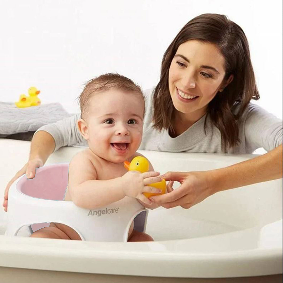 Angelcare soft touch hot sale bath seat grey